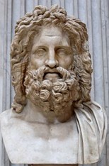 Escultura do deus Zeus
