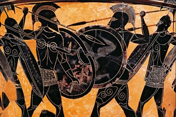 Guerra do Peloponeso entre Esparta e Atenas
