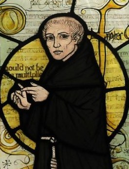 Representação de Guilherme de Ockham em um vritral