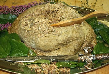 Haggis num prato