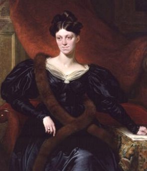 Retrato pintado de Harriet Martineau