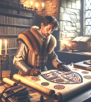 Foto de um homem olhando e estudando um bras&atilde;o