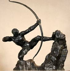 Escultura H&eacute;rcules arqueiro de Antoine Bourdelle