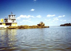 Foto da hidrovia do rio S&atilde;o Francisco