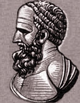 Ilustração do rosto de Hiparco de Niceia