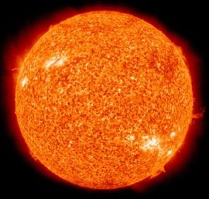 Imagem aproximada do Sol