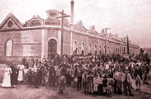 Cotonifício Crespi no bairro da Mooca em 1917