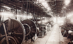 Interior de uma Indústria brasileira do final do século XIX