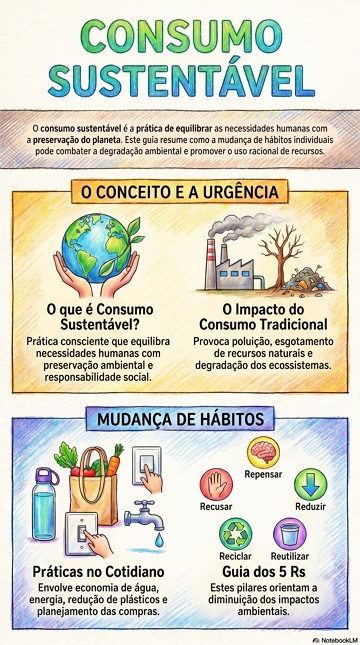 Infogr&aacute;fico sobre o consumo sustent&aacute;vel