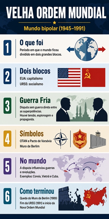 Infogr&aacute;fico sobre a Velha Ordem Mundial