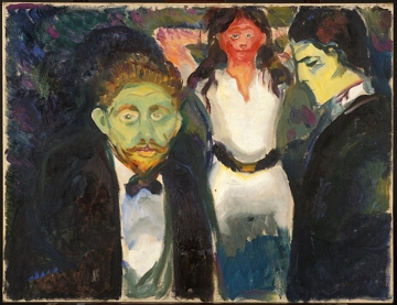 Inveja, pintura de Edvard Munch