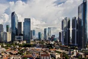 Vista da cidade de Jacarta, capital da Indonésia