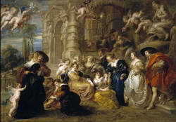 O jardim do amor, pintura de Rubens