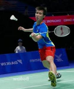 Jogador de Badminton