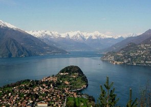 Foto do lago Como da It&aacute;lia