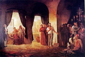 A leitura da senten&ccedil;a de Tiradentes, obra de arte