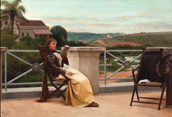 Leitura, obra de Almeida J&uacute;nior