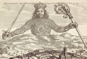 Ilustração do livro Leviatã de Thomas Hobbes