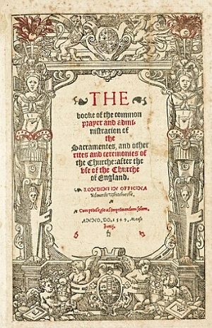P&aacute;gina t&iacute;tulo do livro de Ora&ccedil;&atilde;o Comum