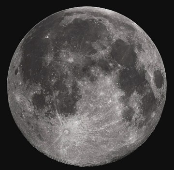 Lado vis&iacute;vel da Lua