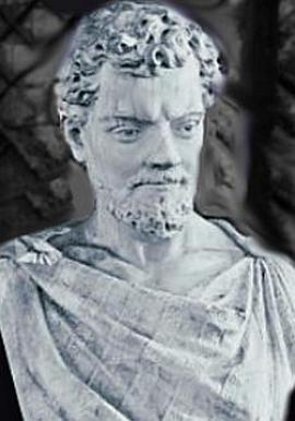 Busto do poeta romano Lucrécio