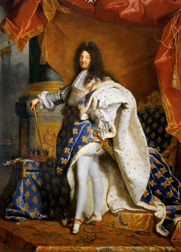 Retrato do rei Luis XIV da Fran&ccedil;a