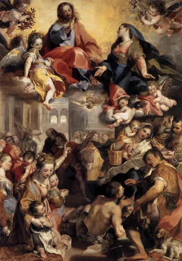Obra Madona do Povo do pintor Federico Barocci