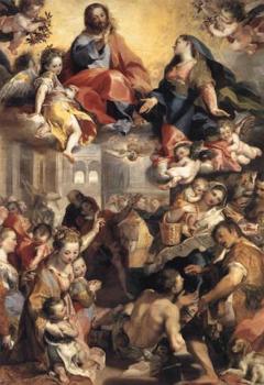 Obra Madona do Povo do pintor Federico Barocci