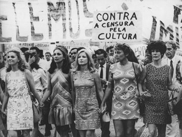 Manifesta&ccedil;&atilde;o contra a Ditadura em 1968