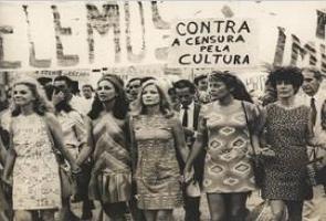 Manifesta&ccedil;&atilde;o contra a Ditadura em 1968