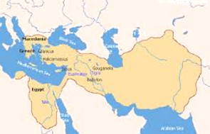 Mapa do Império Macedônico