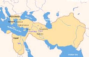 Mapa do Imp&eacute;rio Maced&ocirc;nico