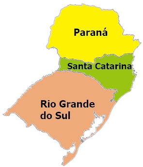 Regiao Sul Do Brasil Dados Geografia Populacao Sua Pesquisa