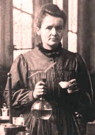 Foto de Marie Curie, ganhadora de dois prêmios Nobel de Física