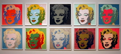 Retratos de Marilyn Monroe, obra de arte de Andy Warhol