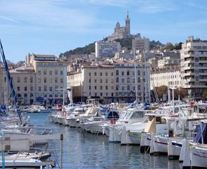 Dia de ver&atilde;o na cidade francesa de Marselha