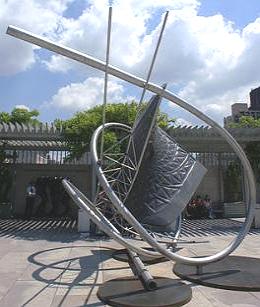 Memantra, escultura em a&ccedil;o de Frank Stella