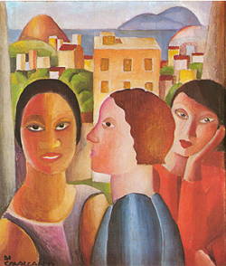 Meninas cariocas, 1926, obra de Di Cavalcanti
