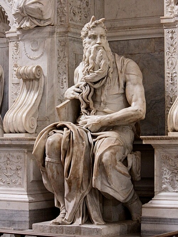 Mois&eacute;s, escultura de Michelangelo
