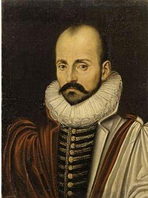 Retrato pintado do filósofo Michel de Montaigne