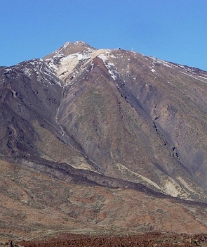 Foto do Monte Teide, montanha bem alta