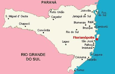 Estado de Santa Catarina - dados gerais, econômicos e bandeira