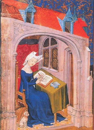 Mulher da Nobreza da Idade M&eacute;dia escrevendo