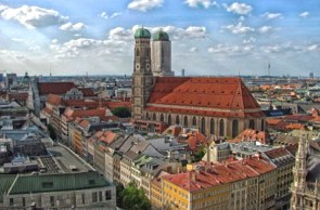 Imagem aérea da cidade de Munique