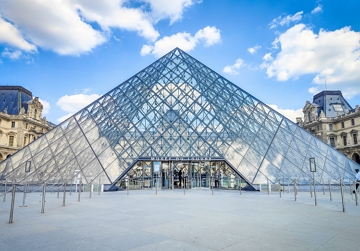 Foto do Museu do Louvre em Paris