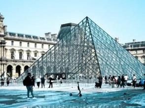 Foto do Museu do Louvre em Paris