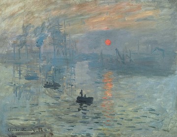 Impress&atilde;o, nascer do sol, de Claude Monet