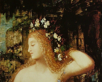 Pintura representando a nereida Galateia