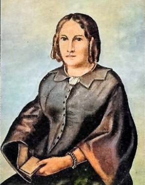 Retrato pintado de Nisia Floresta