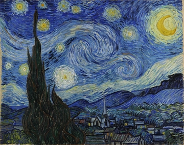 A noite estrelada de Van Gogh